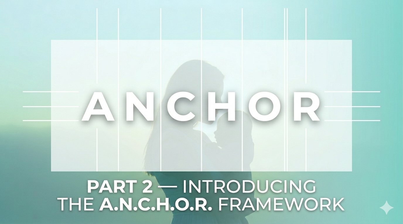 Part 2- Explaining the A.N.C.H.O.R. ™  framework (has to be shot)