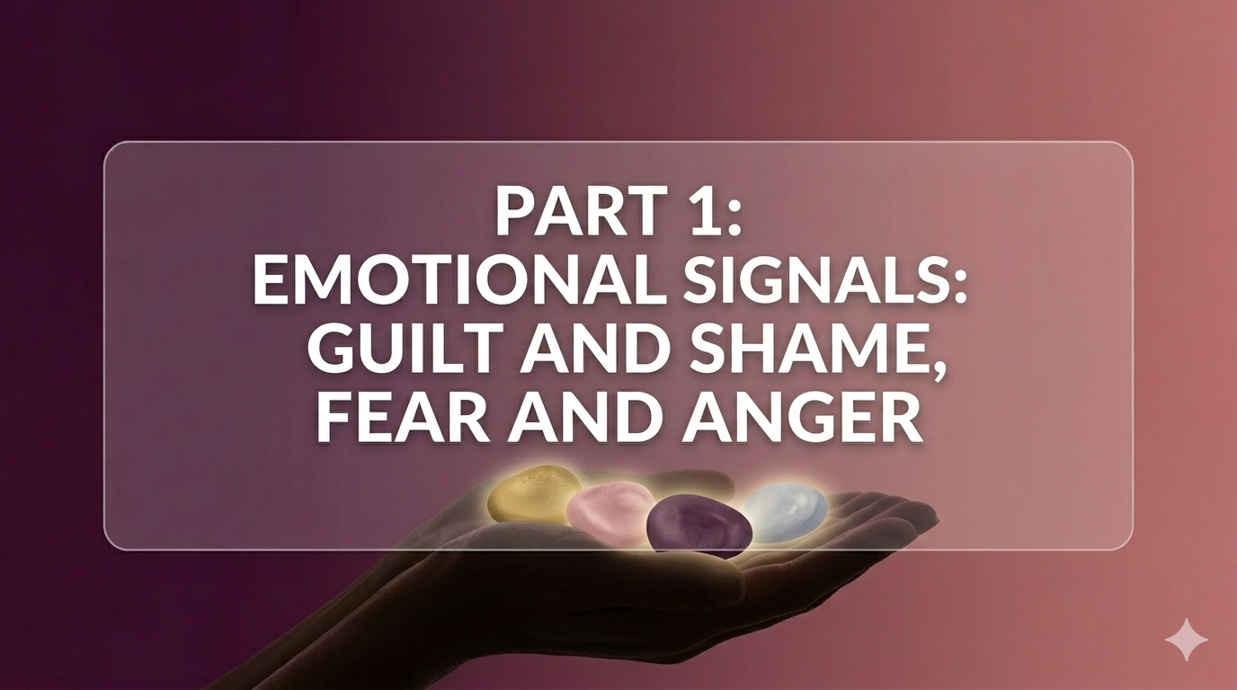 Part 1: Emotional Signals: Guilt and Shame, Fear and Anger