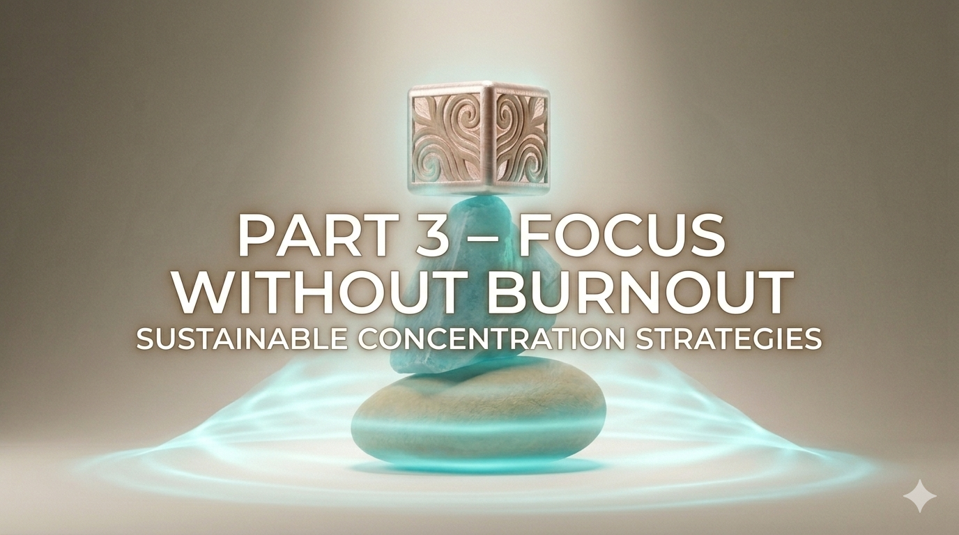 Part 3: How To Keep Our Focus Without Burning Out?