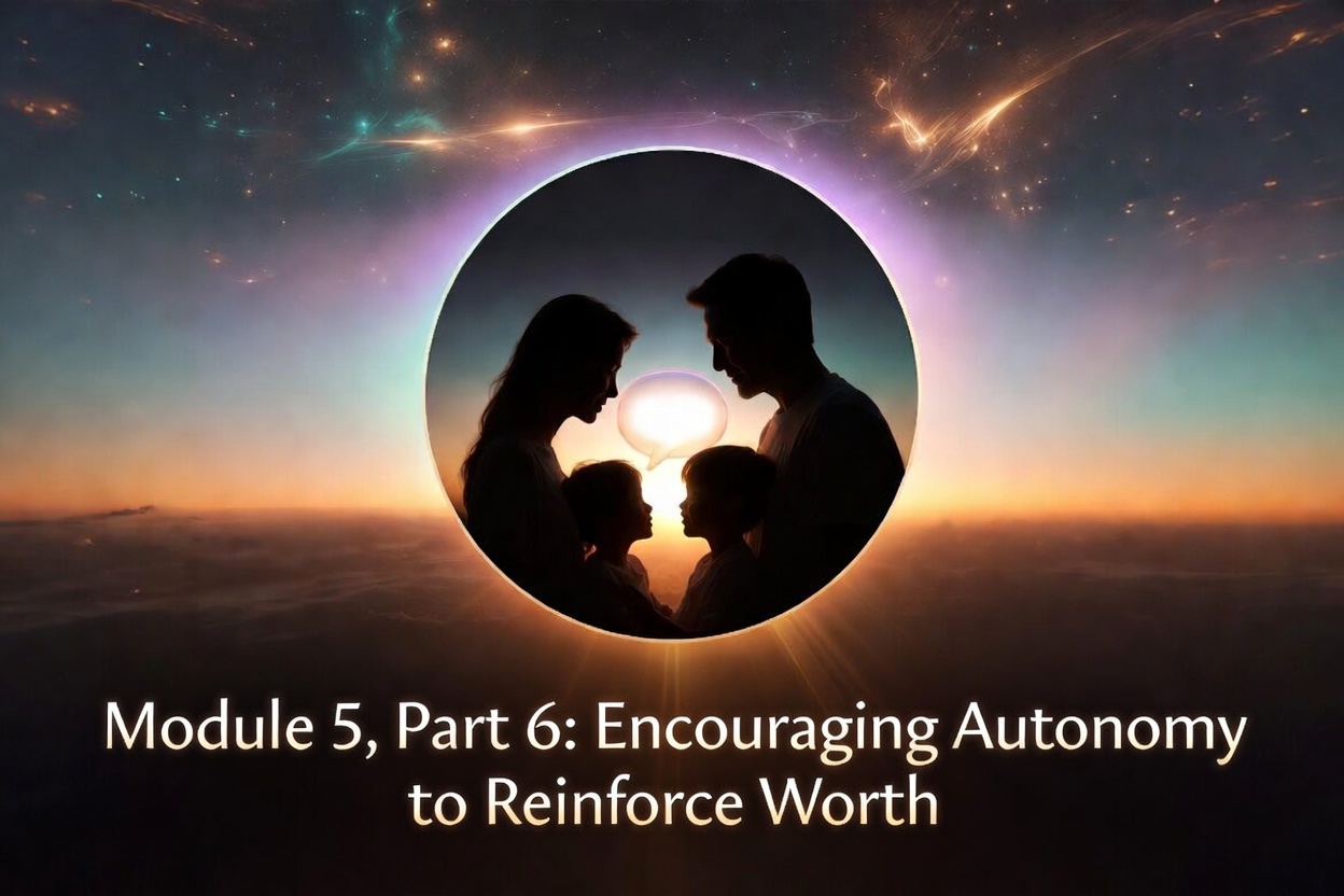 Part 6: Encouraging Autonomy to Reinforce Worth