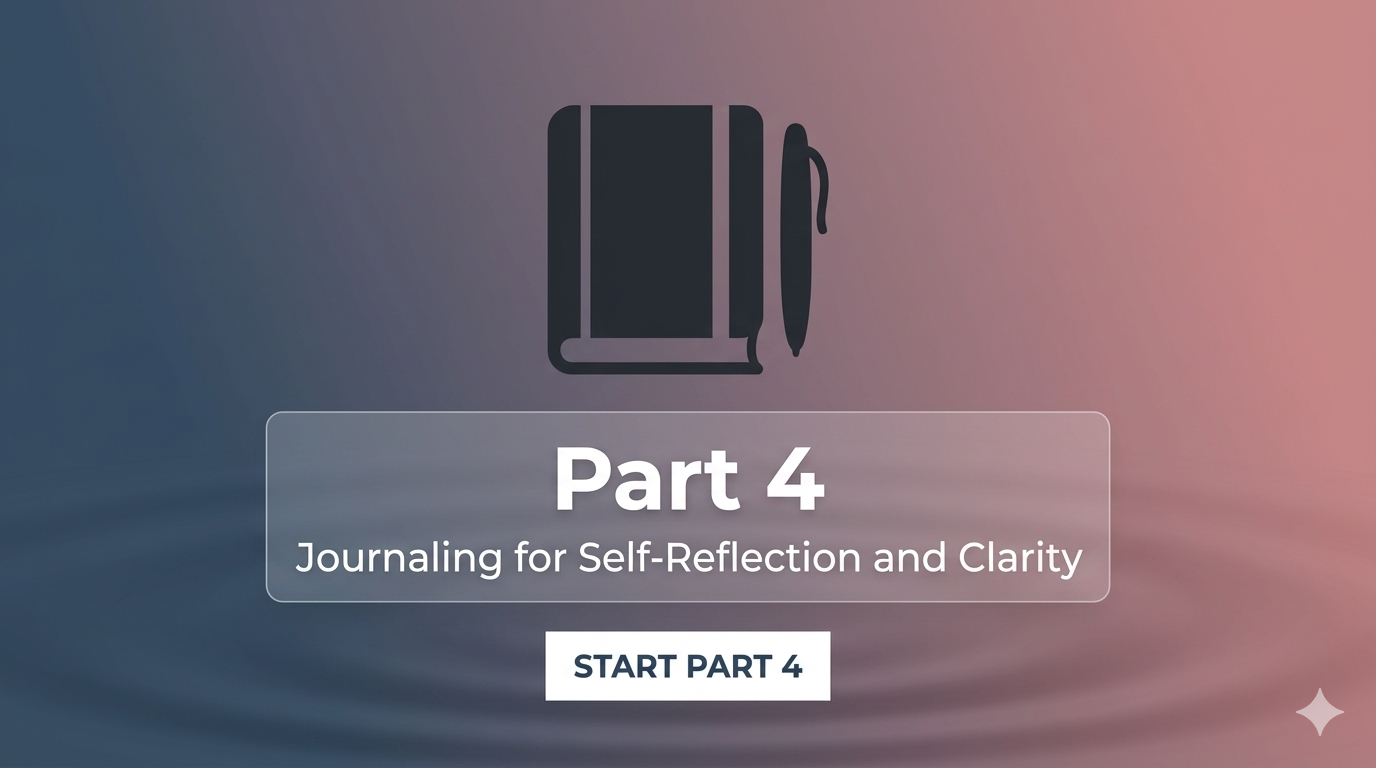 Part 4: Journaling for Self-Reflection and Clarity