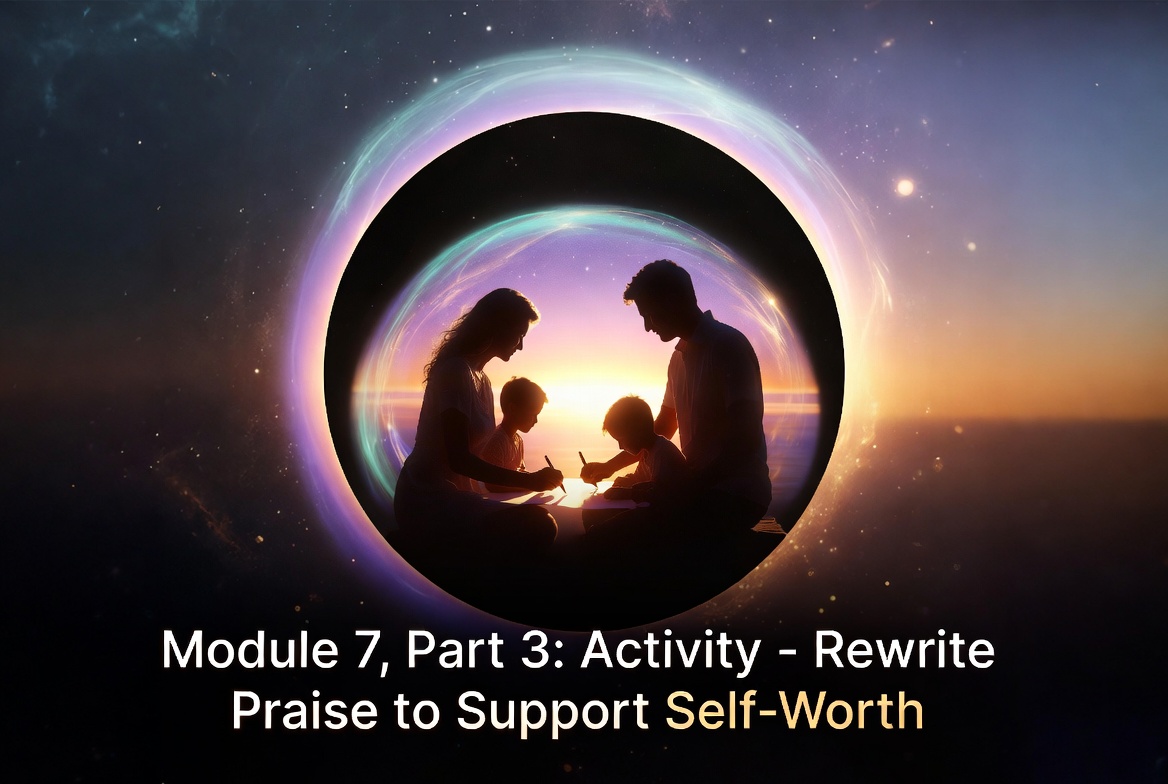 Part 3: Activity – Rewrite Praise to Support Self-Worth